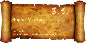 Bugár Vivien névjegykártya