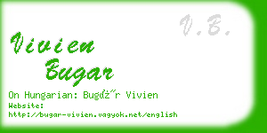 vivien bugar business card